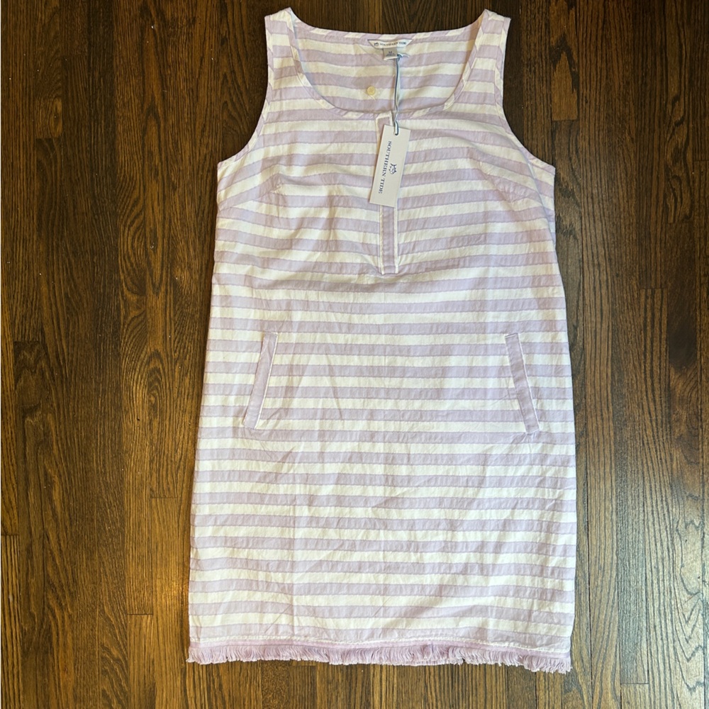 Southern Tide Women's Corrine Fringe Hem Shift Dress